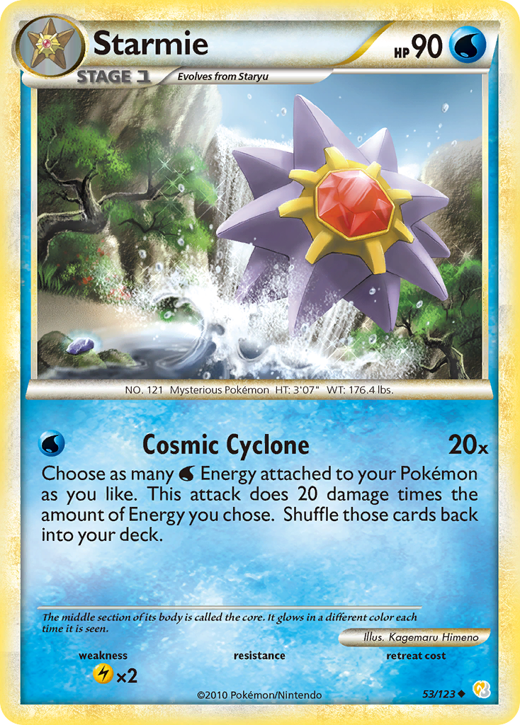 Starmie (53/123) [HeartGold & SoulSilver: Base Set] | Event Horizon Hobbies CA