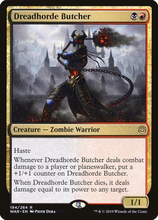 Dreadhorde Butcher [War of the Spark] | Event Horizon Hobbies CA