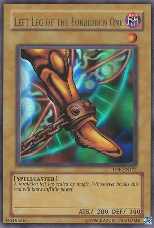 Left Leg of the Forbidden One [LOB-EN121] Ultra Rare | Event Horizon Hobbies CA