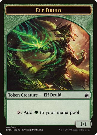 Elf Druid Token (011) [Commander Anthology Tokens] | Event Horizon Hobbies CA