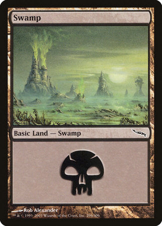 Swamp (296) [Mirrodin] | Event Horizon Hobbies CA