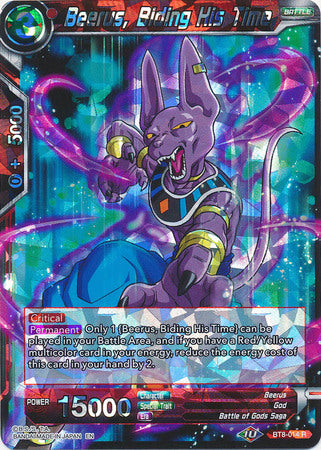 Beerus, Biding His Time (BT8-014) [Malicious Machinations] | Event Horizon Hobbies CA