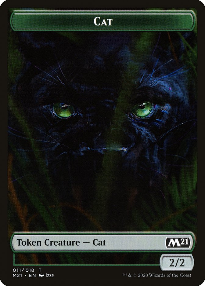 Angel // Cat (011) Double-sided Token [Core Set 2021 Tokens] | Event Horizon Hobbies CA