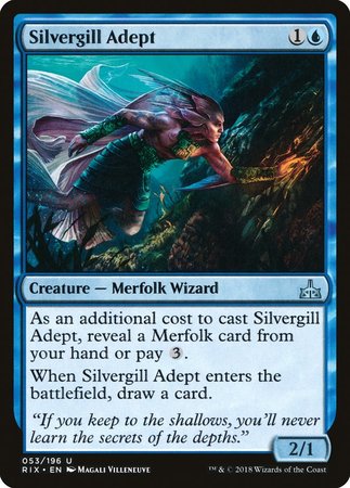 Silvergill Adept [Rivals of Ixalan] | Event Horizon Hobbies CA