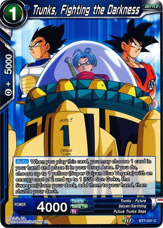 Trunks, Fighting the Darkness (BT7-031) [Assault of the Saiyans] | Event Horizon Hobbies CA