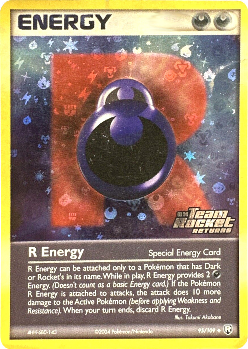 R Energy (95/109) (Stamped) [EX: Team Rocket Returns] | Event Horizon Hobbies CA