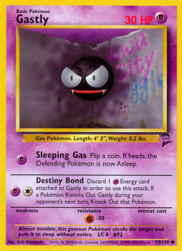 Gastly (75/130) [Base Set 2] | Event Horizon Hobbies CA