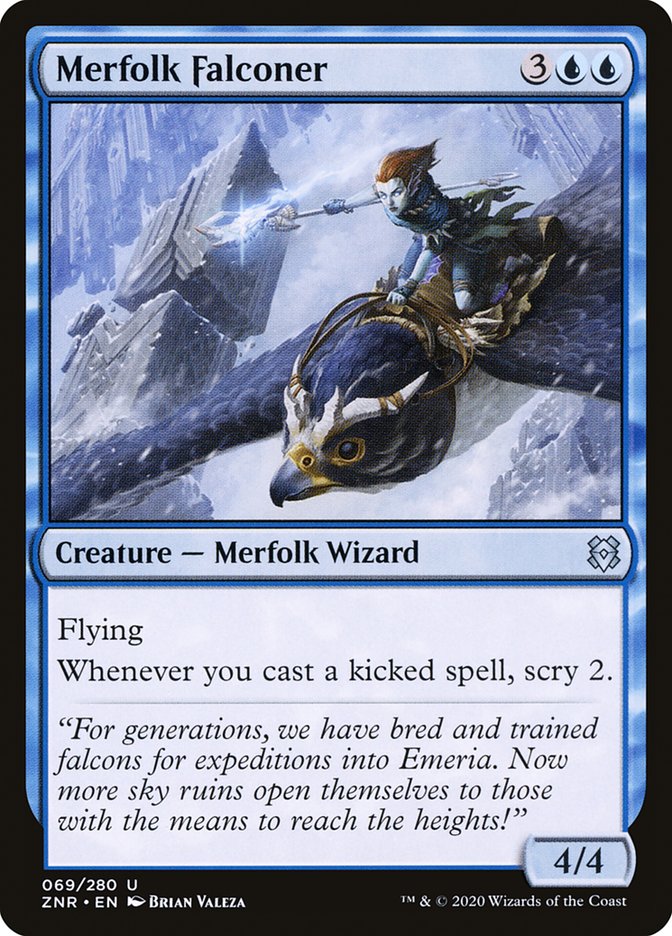 Merfolk Falconer [Zendikar Rising] | Event Horizon Hobbies CA