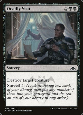 Deadly Visit [Guilds of Ravnica] | Event Horizon Hobbies CA