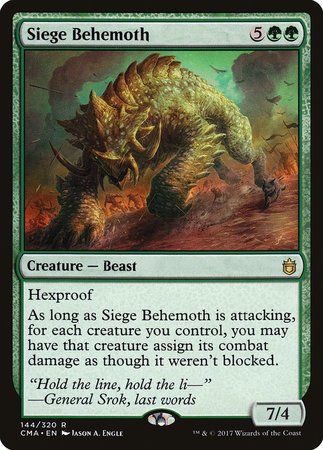 Siege Behemoth [Commander Anthology] | Event Horizon Hobbies CA