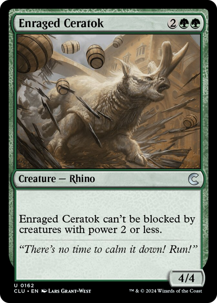 Enraged Ceratok [Ravnica: Clue Edition] | Event Horizon Hobbies CA