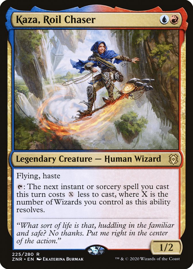 Kaza, Roil Chaser (Promo Pack) [Zendikar Rising Promos] | Event Horizon Hobbies CA