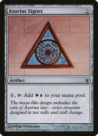 Azorius Signet [Archenemy]