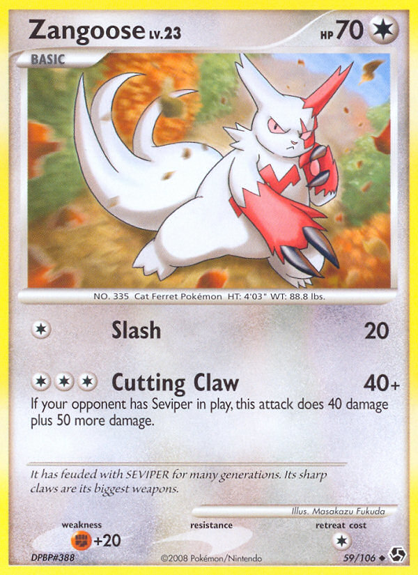 Zangoose (59/106) [Diamond & Pearl: Great Encounters] | Event Horizon Hobbies CA