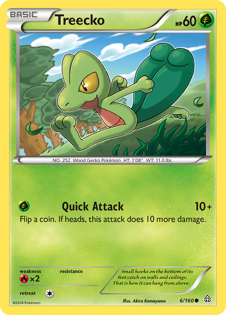 Treecko (6/160) [XY: Primal Clash] | Event Horizon Hobbies CA