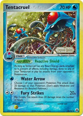 Tentacruel (45/92) (Stamped) [EX: Legend Maker] | Event Horizon Hobbies CA