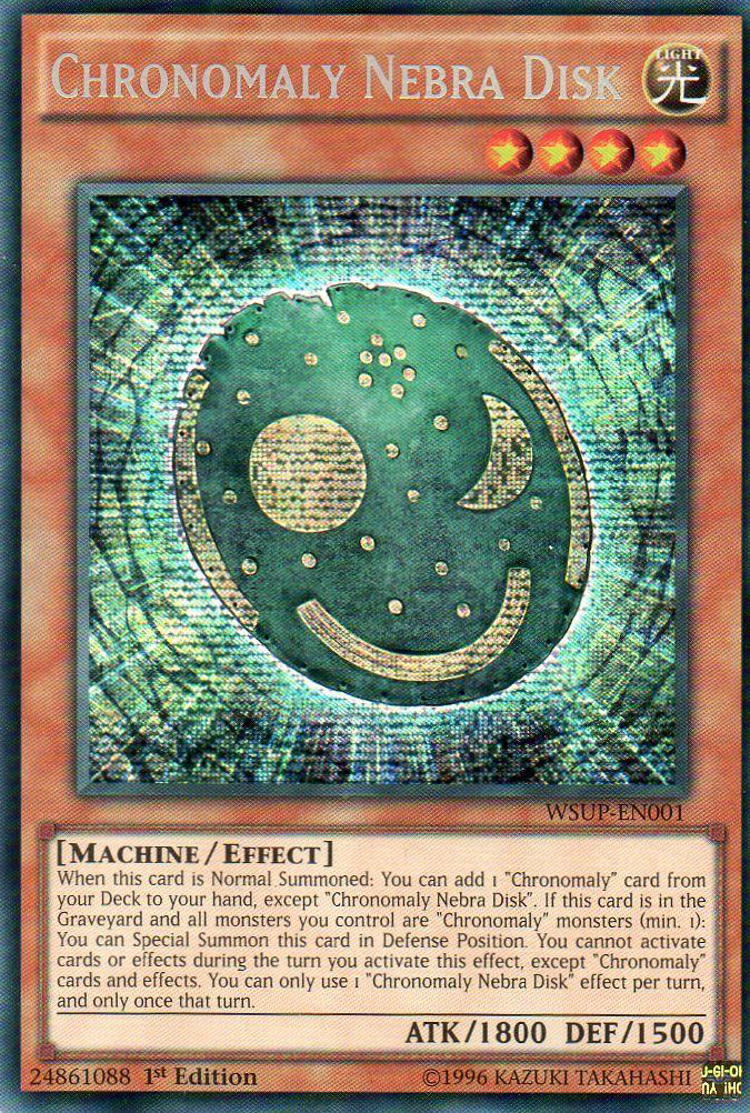 Chronomaly Nebra Disk [WSUP-EN001] Secret Rare | Event Horizon Hobbies CA