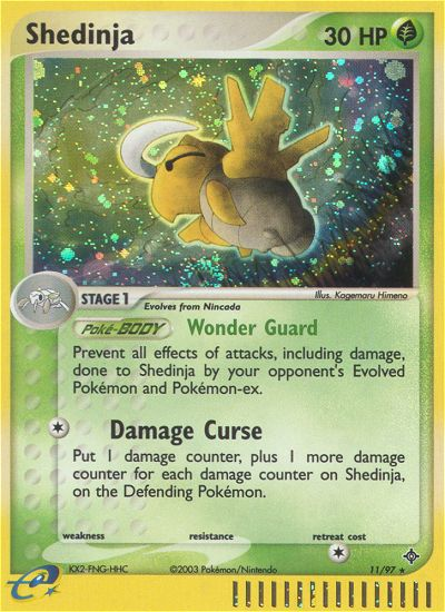 Shedinja (11/97) [EX: Dragon] | Event Horizon Hobbies CA