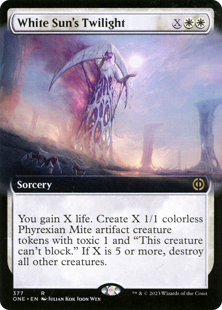 White Sun's Twilight (Extended Art) [Phyrexia: All Will Be One] | Event Horizon Hobbies CA