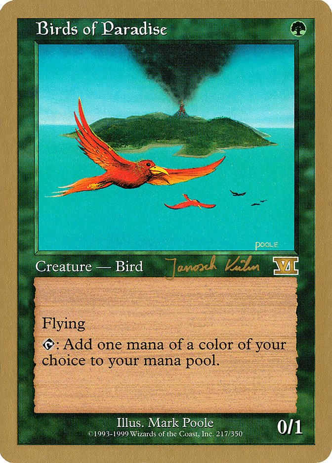 Birds of Paradise (Janosch Kuhn) [World Championship Decks 2000] | Event Horizon Hobbies CA