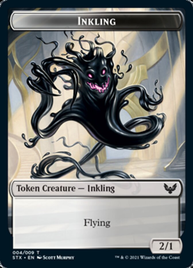 Inkling // Treasure Token [Strixhaven: School of Mages Tokens] | Event Horizon Hobbies CA