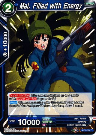 Mai, Filled with Energy (BT7-034) [Assault of the Saiyans] | Event Horizon Hobbies CA