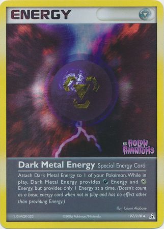 Dark Metal Energy (97/110) (Stamped) [EX: Holon Phantoms] | Event Horizon Hobbies CA