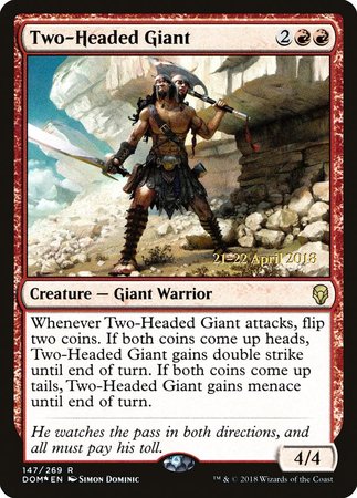 Two-Headed Giant [Dominaria Promos] | Event Horizon Hobbies CA