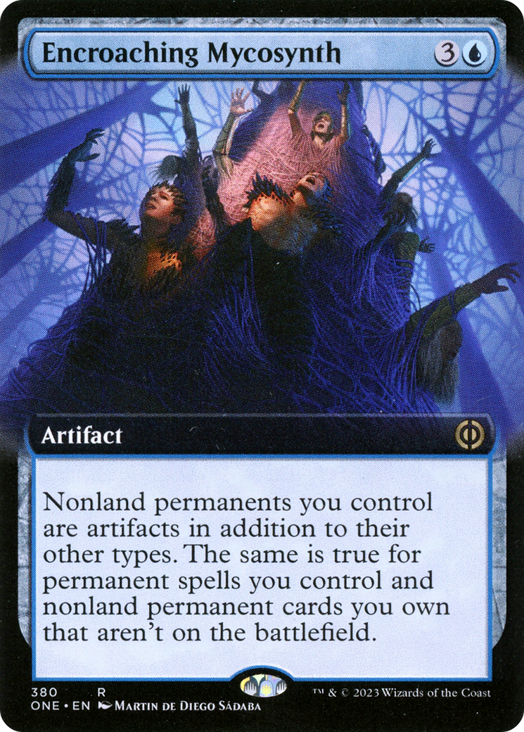 Encroaching Mycosynth (Extended Art) [Phyrexia: All Will Be One] | Event Horizon Hobbies CA