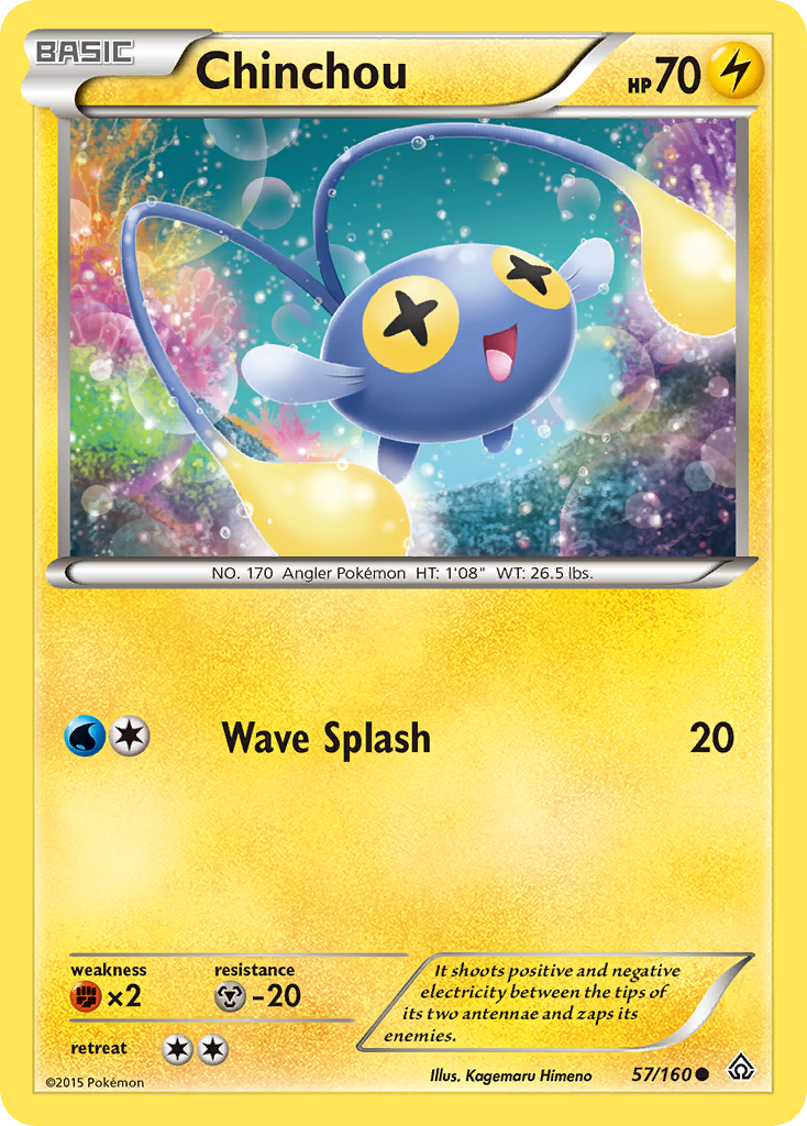 Chinchou (57/160) [XY: Primal Clash] | Event Horizon Hobbies CA