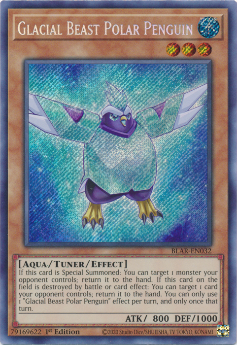 Glacial Beast Polar Penguin [BLAR-EN032] Secret Rare | Event Horizon Hobbies CA