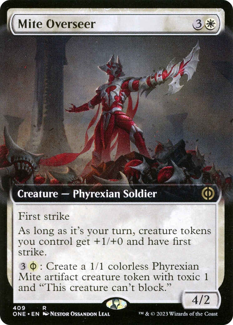 Mite Overseer (Extended Art) [Phyrexia: All Will Be One] | Event Horizon Hobbies CA