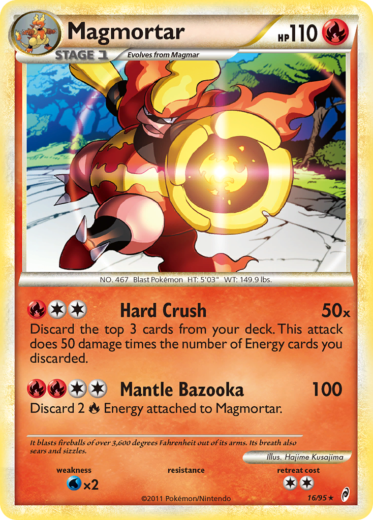 Magmortar (16/95) [HeartGold & SoulSilver: Call of Legends] | Event Horizon Hobbies CA