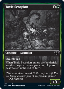 Toxic Scorpion [Innistrad: Double Feature] | Event Horizon Hobbies CA