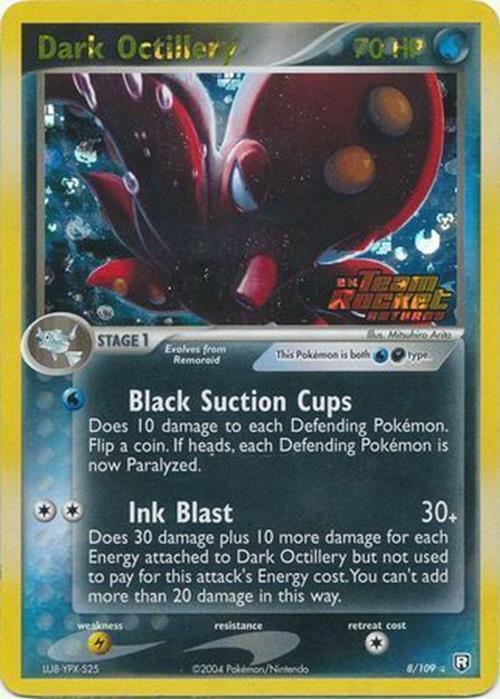 Dark Octillery (8/109) (Stamped) [EX: Team Rocket Returns] | Event Horizon Hobbies CA