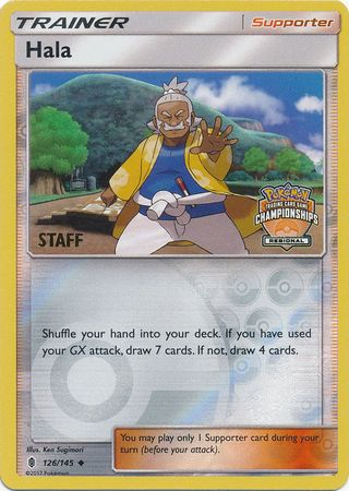 Hala (126/145) (Regional Championship Promo Staff) [Sun & Moon: Guardians Rising] | Event Horizon Hobbies CA