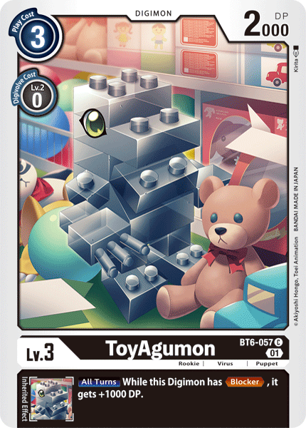 ToyAgumon [BT6-057] [Double Diamond] | Event Horizon Hobbies CA