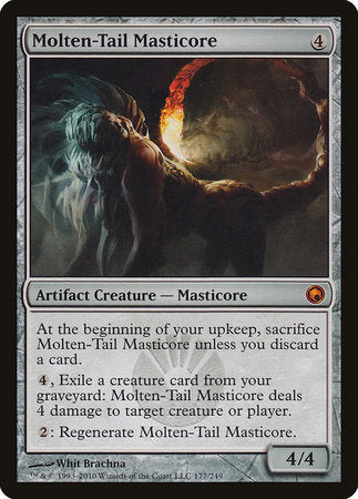 Molten-Tail Masticore [Scars of Mirrodin] | Event Horizon Hobbies CA