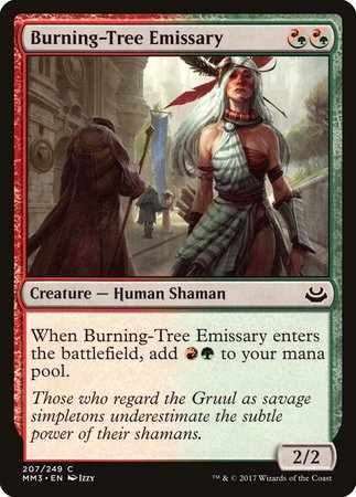 Burning-Tree Emissary [Modern Masters 2017] | Event Horizon Hobbies CA