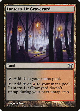 Lantern-Lit Graveyard [Champions of Kamigawa] | Event Horizon Hobbies CA