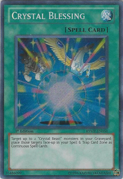 Crystal Blessing [RYMP-EN050] Secret Rare | Event Horizon Hobbies CA