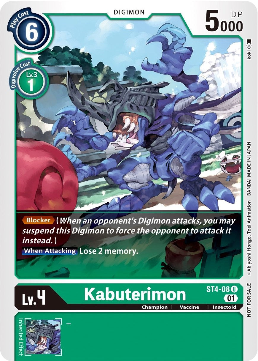 Kabuterimon [ST4-08] (Winner Pack Xros Encounter) [Starter Deck: Giga Green Promos] | Event Horizon Hobbies CA