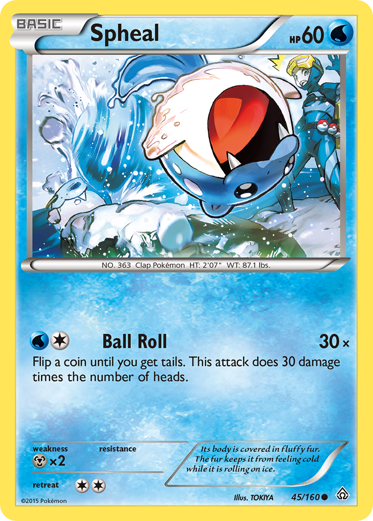 Spheal (45/160) [XY: Primal Clash] | Event Horizon Hobbies CA