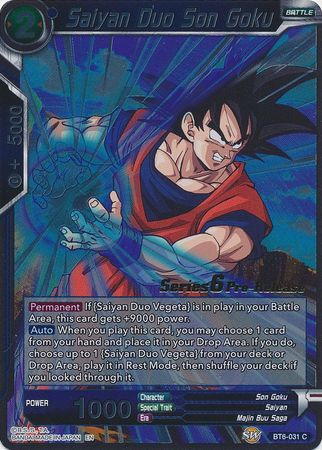 Saiyan Duo Son Goku (BT6-031_PR) [Destroyer Kings Prerelease Promos] | Event Horizon Hobbies CA