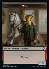 Phyrexian // Insect Double-sided Token [Dominaria United Tokens] | Event Horizon Hobbies CA