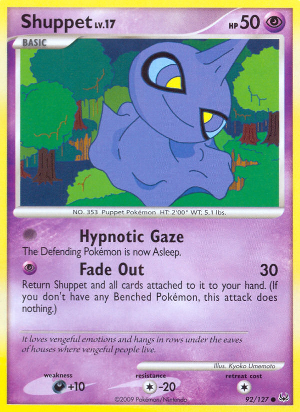 Shuppet (92/127) [Platinum: Base Set] | Event Horizon Hobbies CA