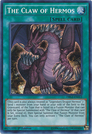 The Claw of Hermos [DRL2-EN013] Secret Rare | Event Horizon Hobbies CA