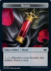 Blood // Vampire (007) Double-sided Token [Innistrad: Crimson Vow Tokens] | Event Horizon Hobbies CA