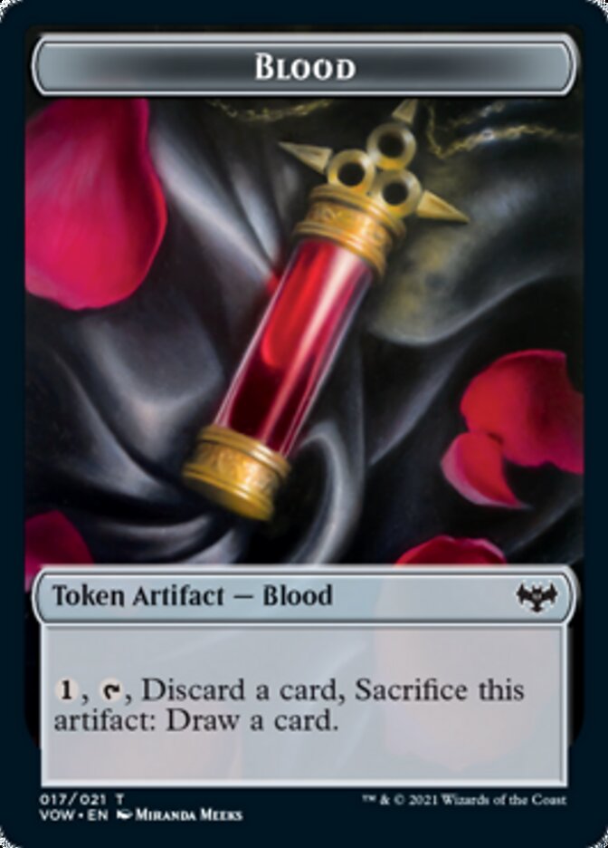 Blood // Slug Double-sided Token [Innistrad: Crimson Vow Tokens] | Event Horizon Hobbies CA