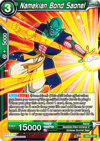 Namekian Bond Saonel (Starter Deck - The Guardian of Namekians) (SD4-05) [Colossal Warfare] | Event Horizon Hobbies CA